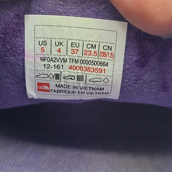 The North Face Litewave Flow Mesh Shoes Sz 5 Hiking Walking Outdoor - Picture 10 of 11